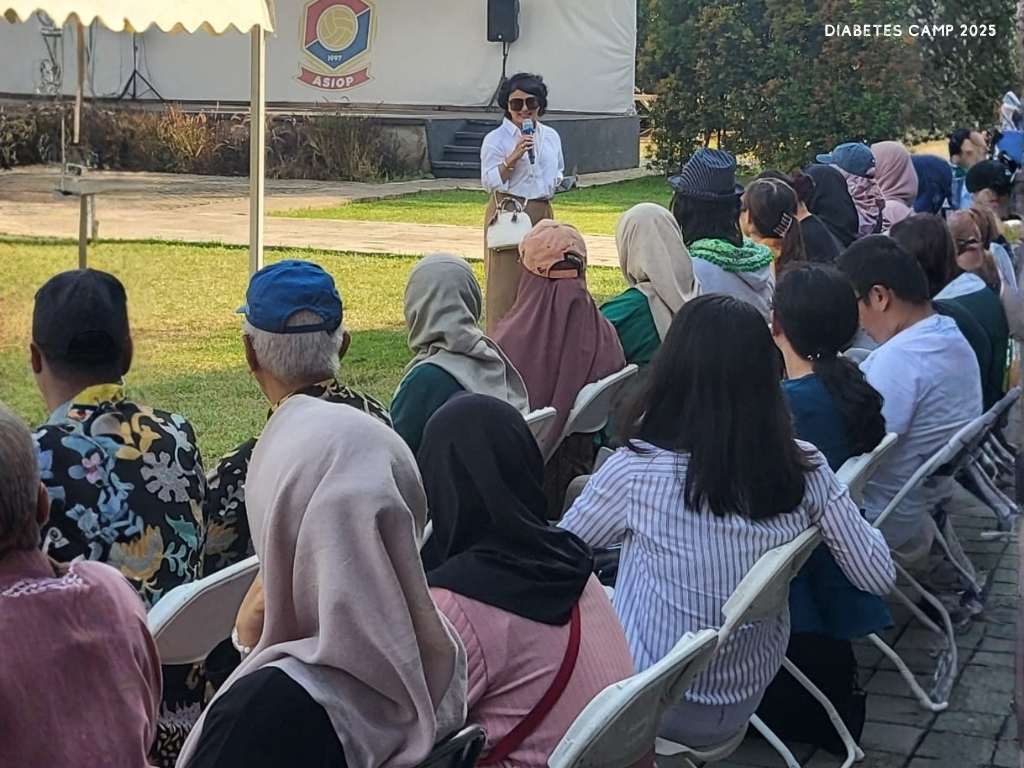 Tamara Geraldine hadir berbagi kisah diabetes dalam keluarga