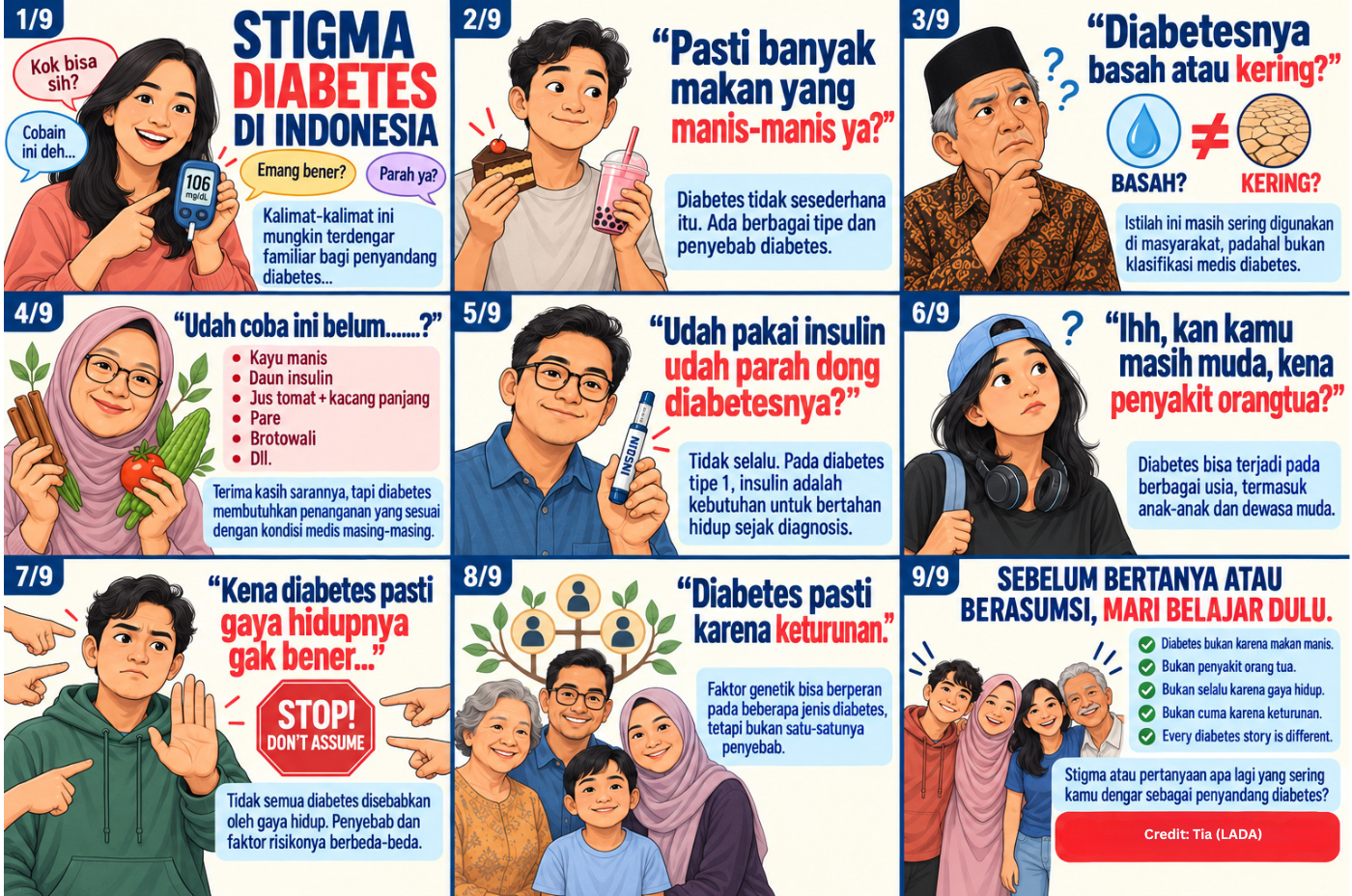 Foto Stigma Diabetes di Indonesia